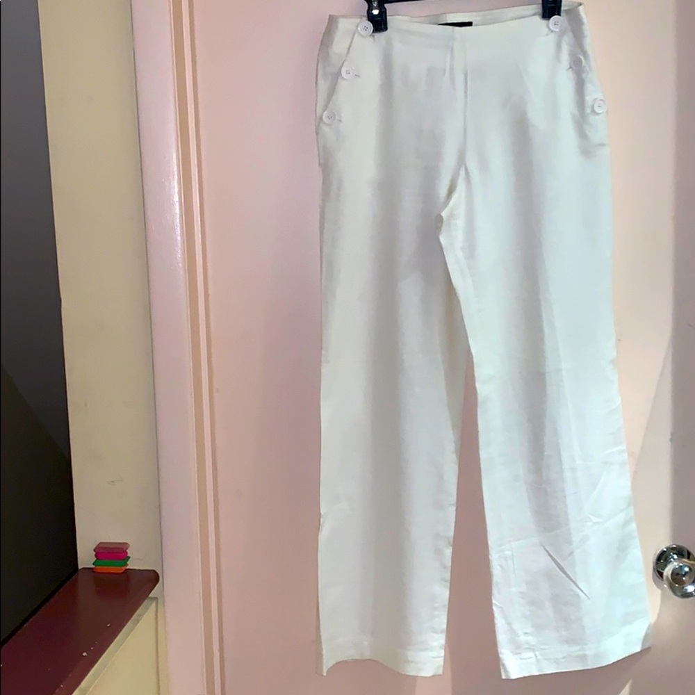 White sailor pants